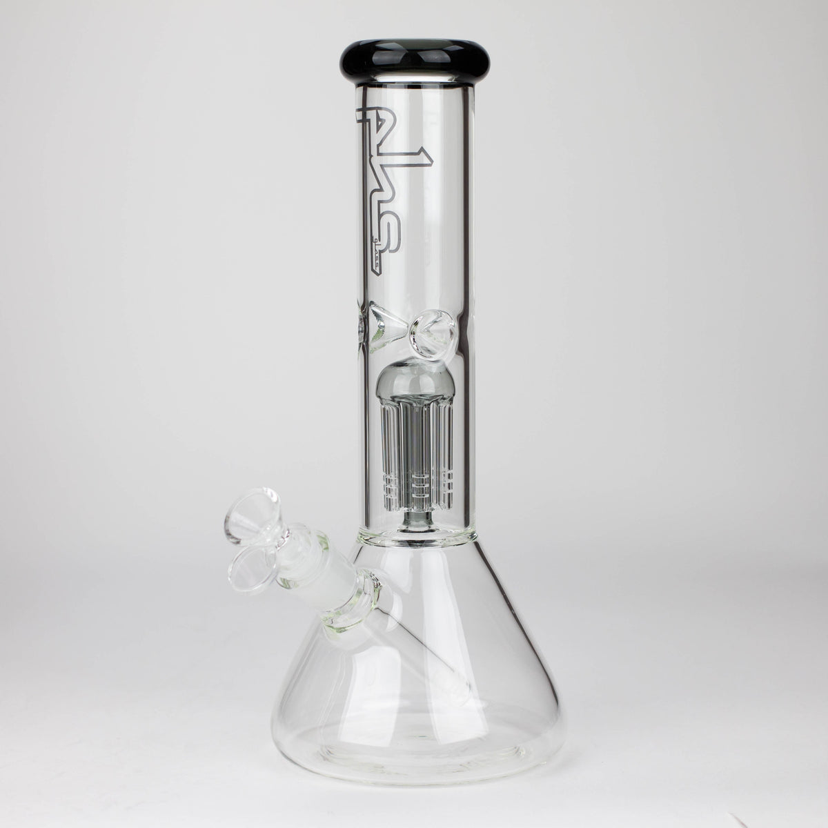 12 Inch Tree Arm Perc Beaker Bong by PHS in Gray