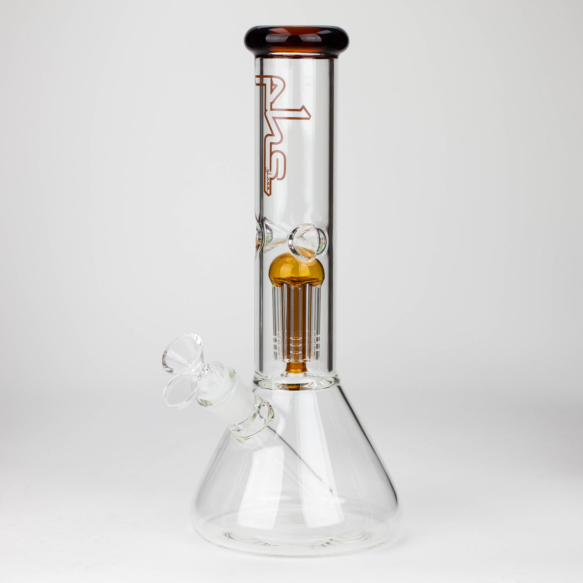 Side View of the 12 Inch Tree Arm Perc Beaker Bong by PHS