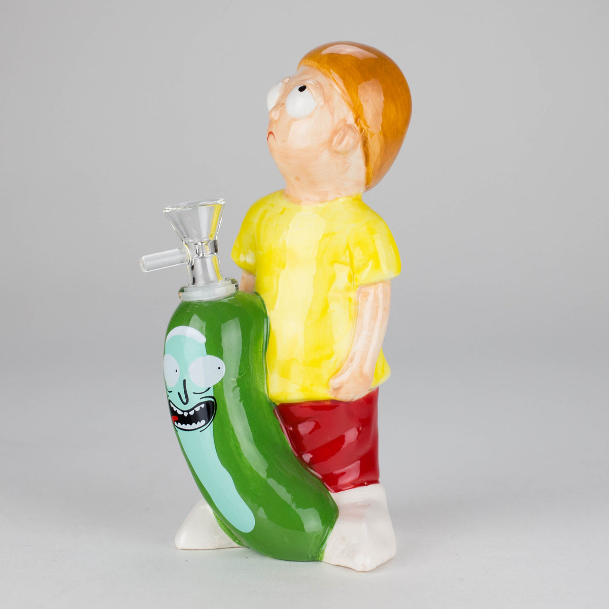 Pickle Rick Ceramic Bong 