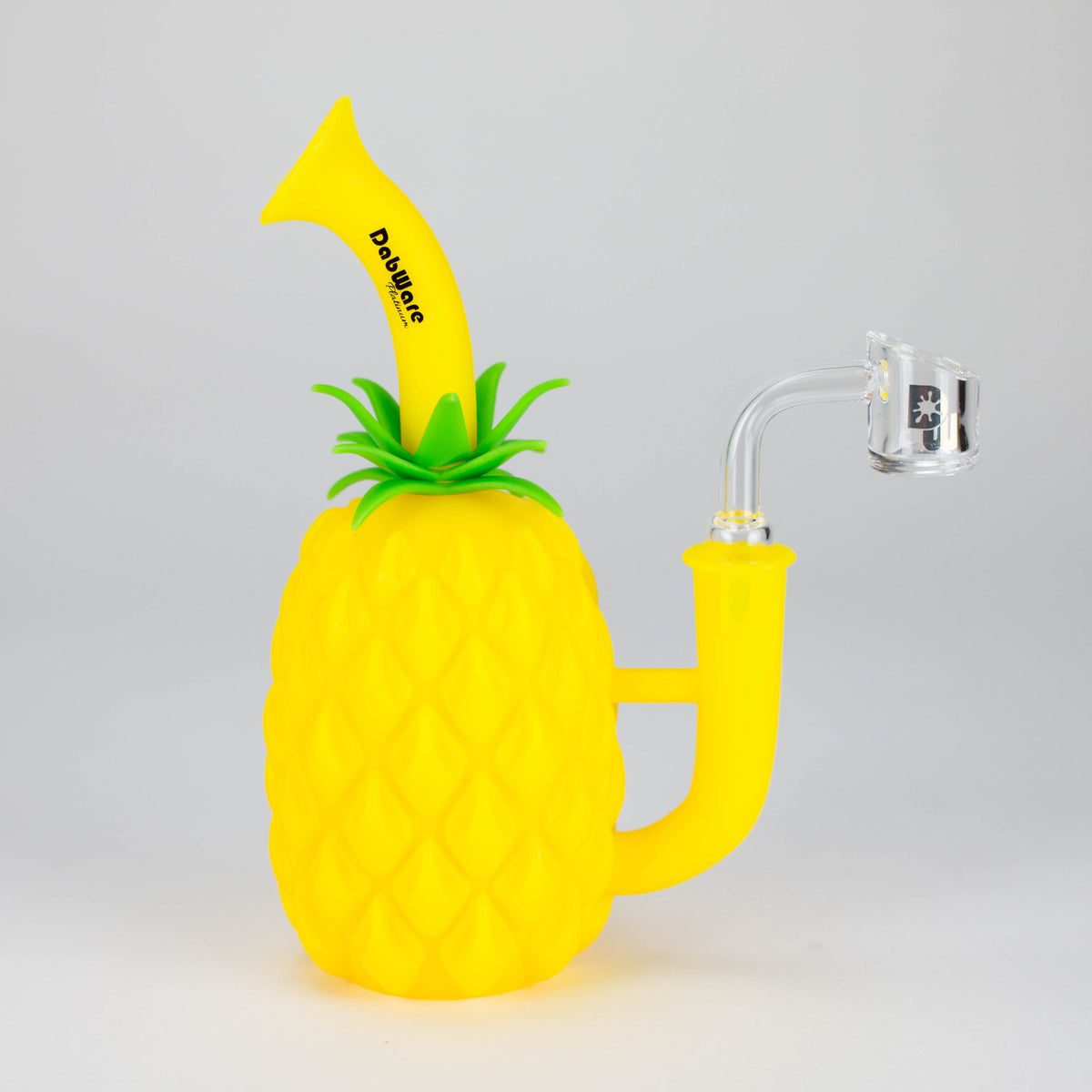 Yellow Pineapple Silicone Dab Rig