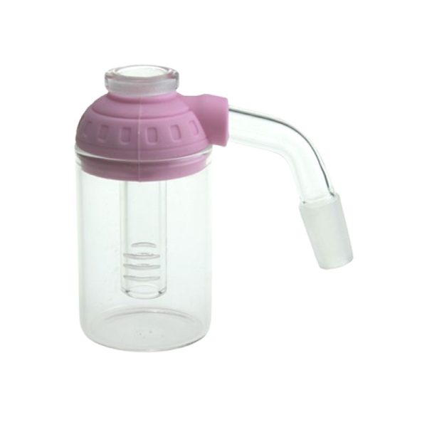Pink Ash Catcher with Silicone Cap