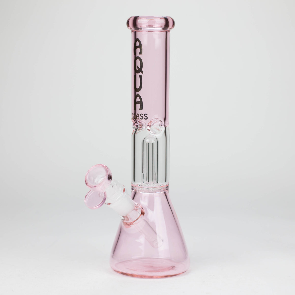 Pink Beaker Bong with Dome Percolator From AQUA Glass