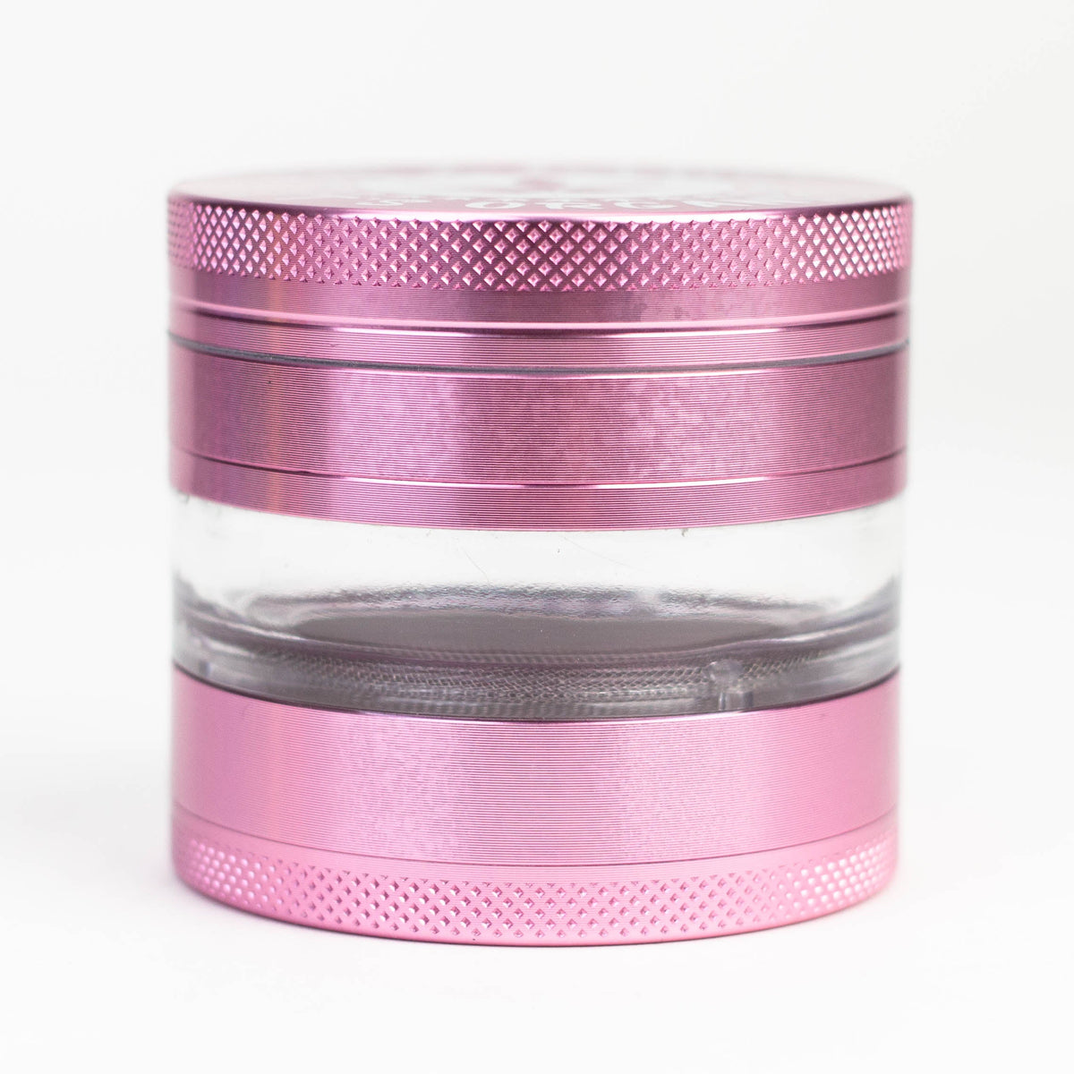 "Don't Panic It's Organic" 63mm Large Metal Pink Weed Grinder