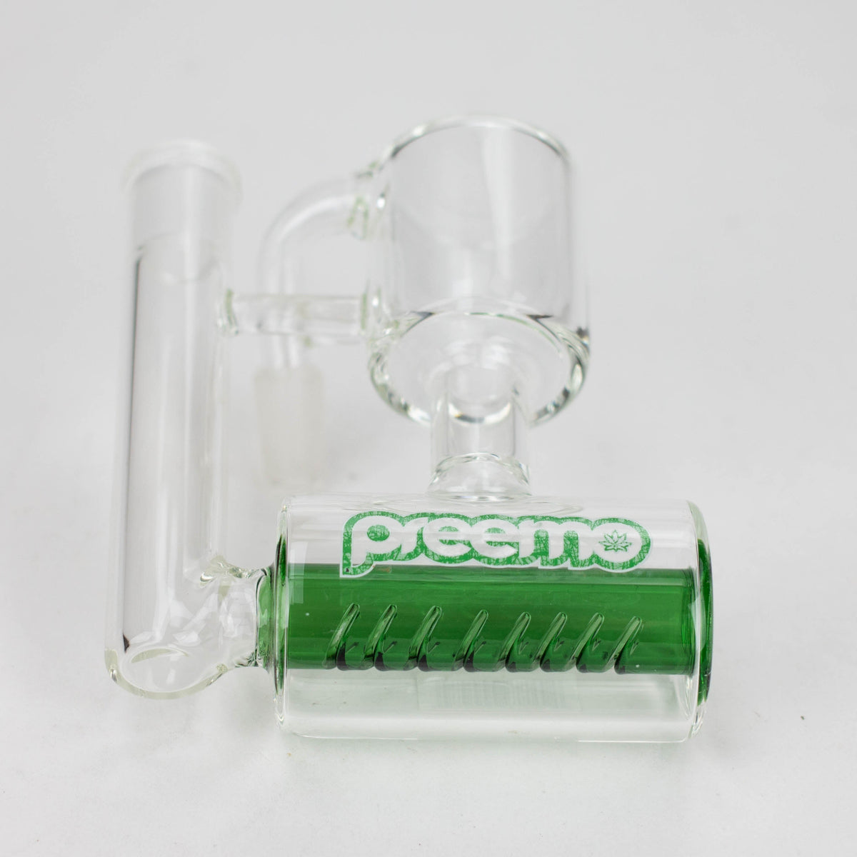 Preemo Double Chamber Inline Green Ashcatcher