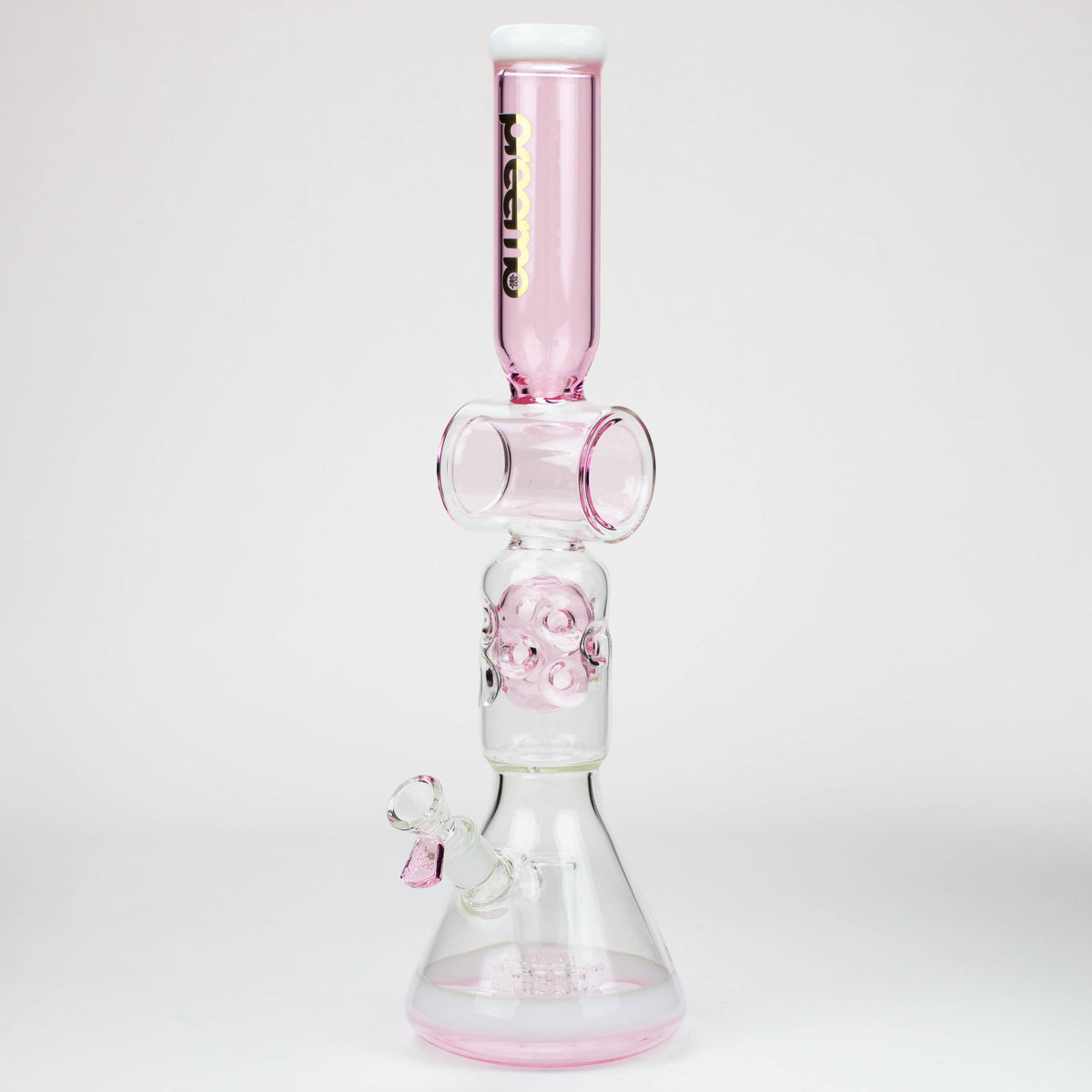 Preemo 19 Inch Matrix to Swiss Triple Perc Bong in Pink