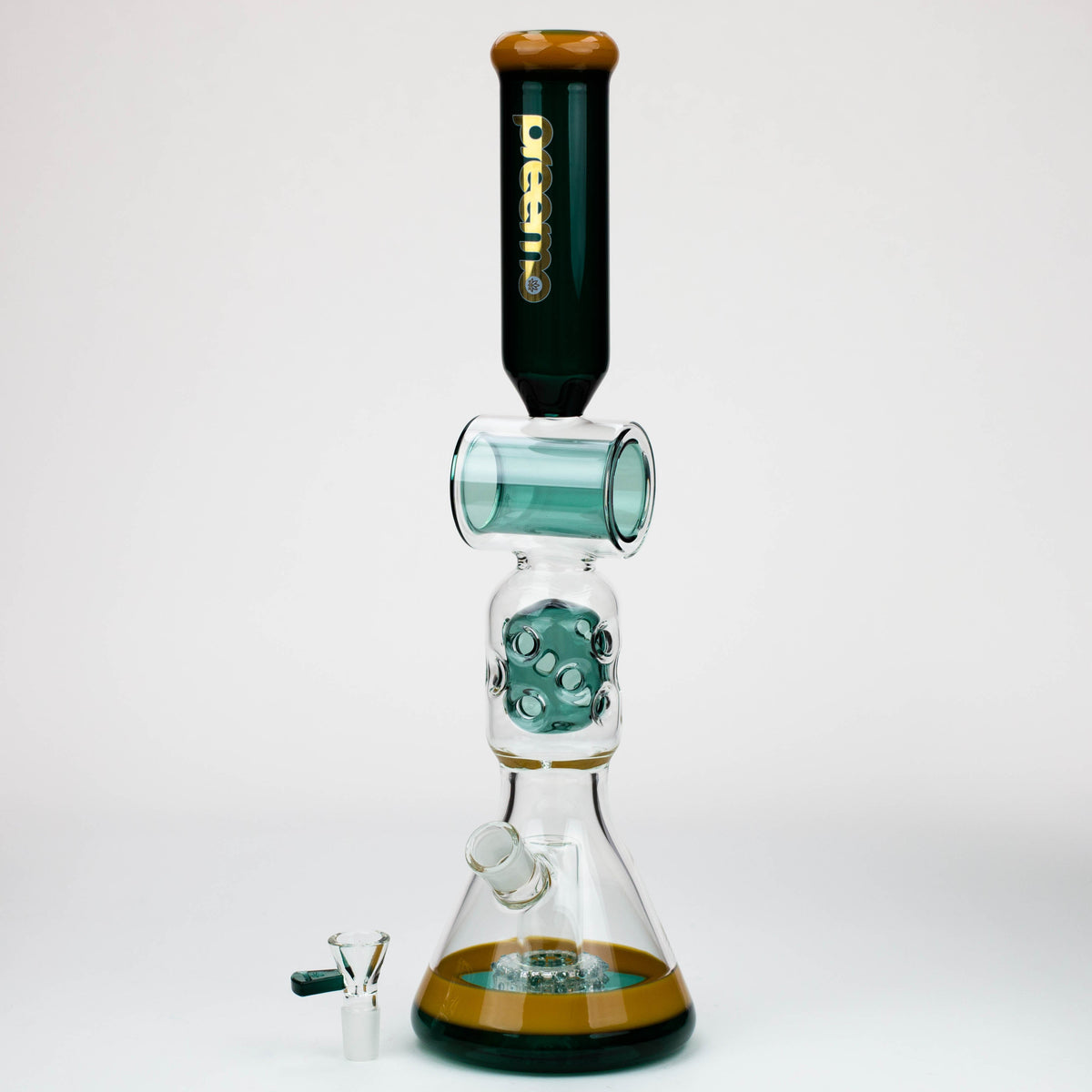 Preemo 19 Inch Matrix to Swiss Triple Perc Bong with bowl piece