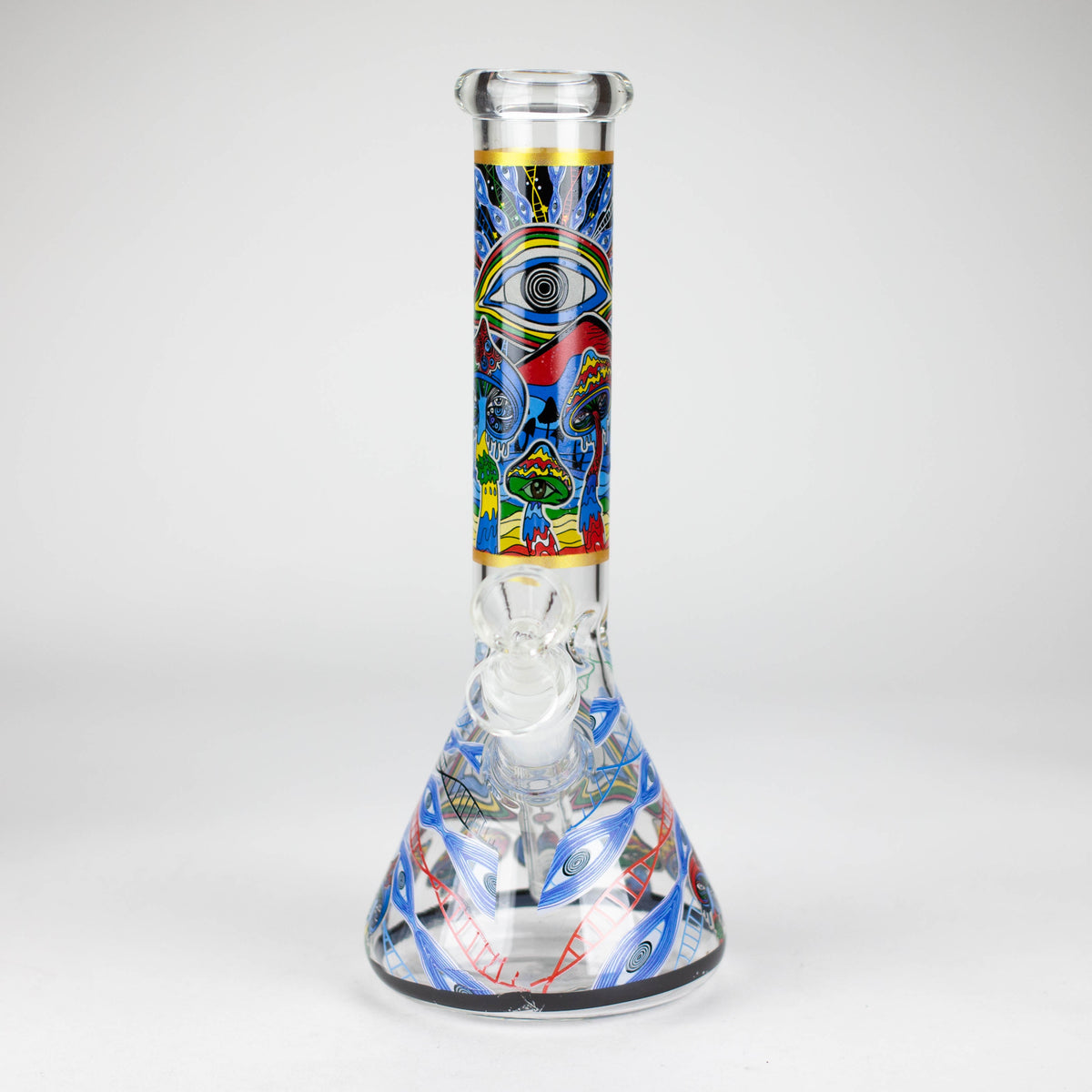 Glass Bong With Trippy Design