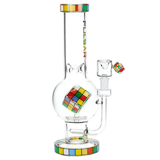 Pulsar Rubik’s Cube Double Perc Bong