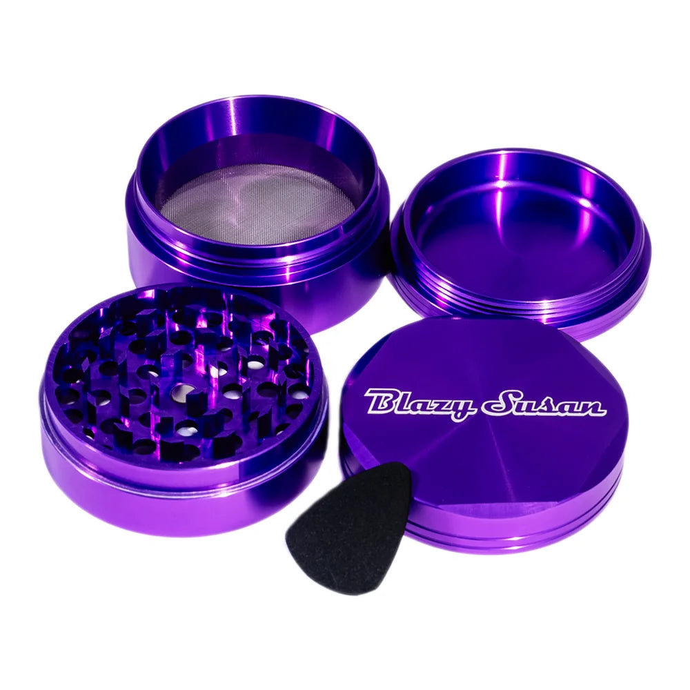 Purple Aluminum Grinder from Blazy Suzan