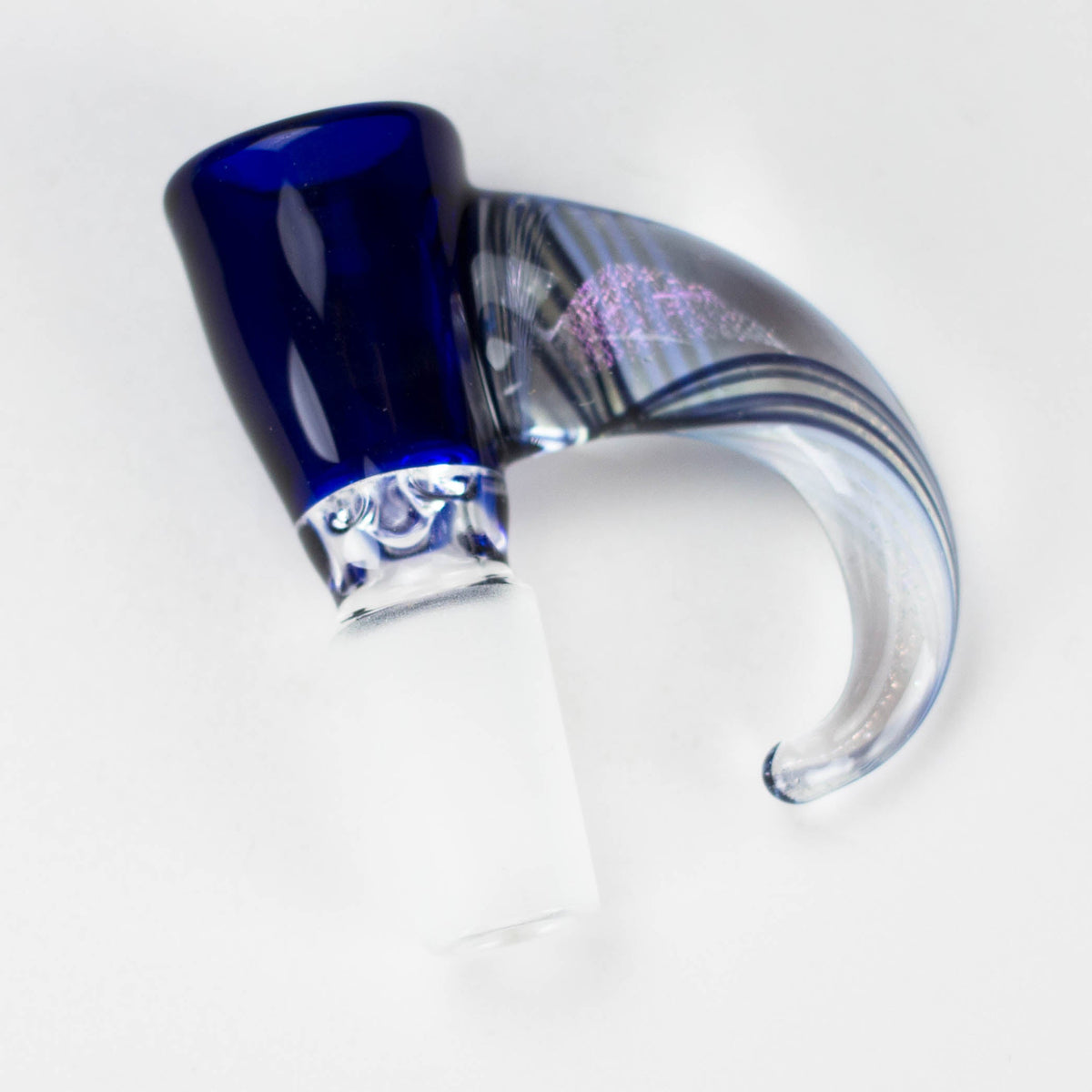 Purple 14mm Horned Bowl Piece from Shine Glassworks