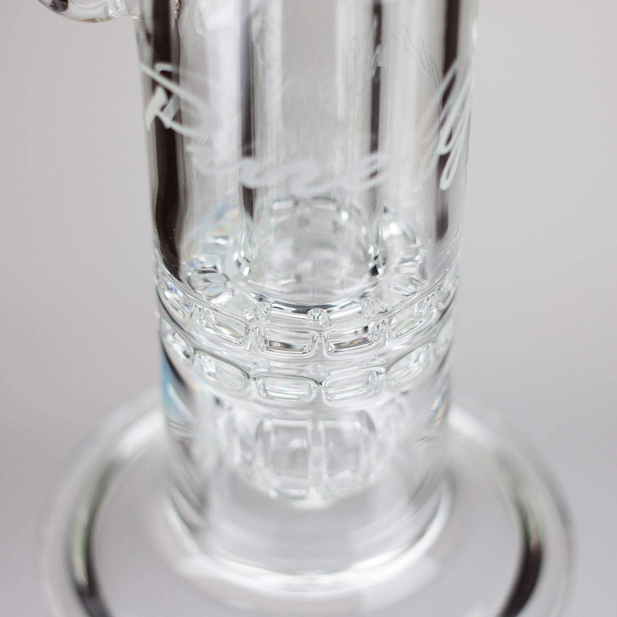 Ratchet Percolators in the Pure Glass Triple Perc Bong 