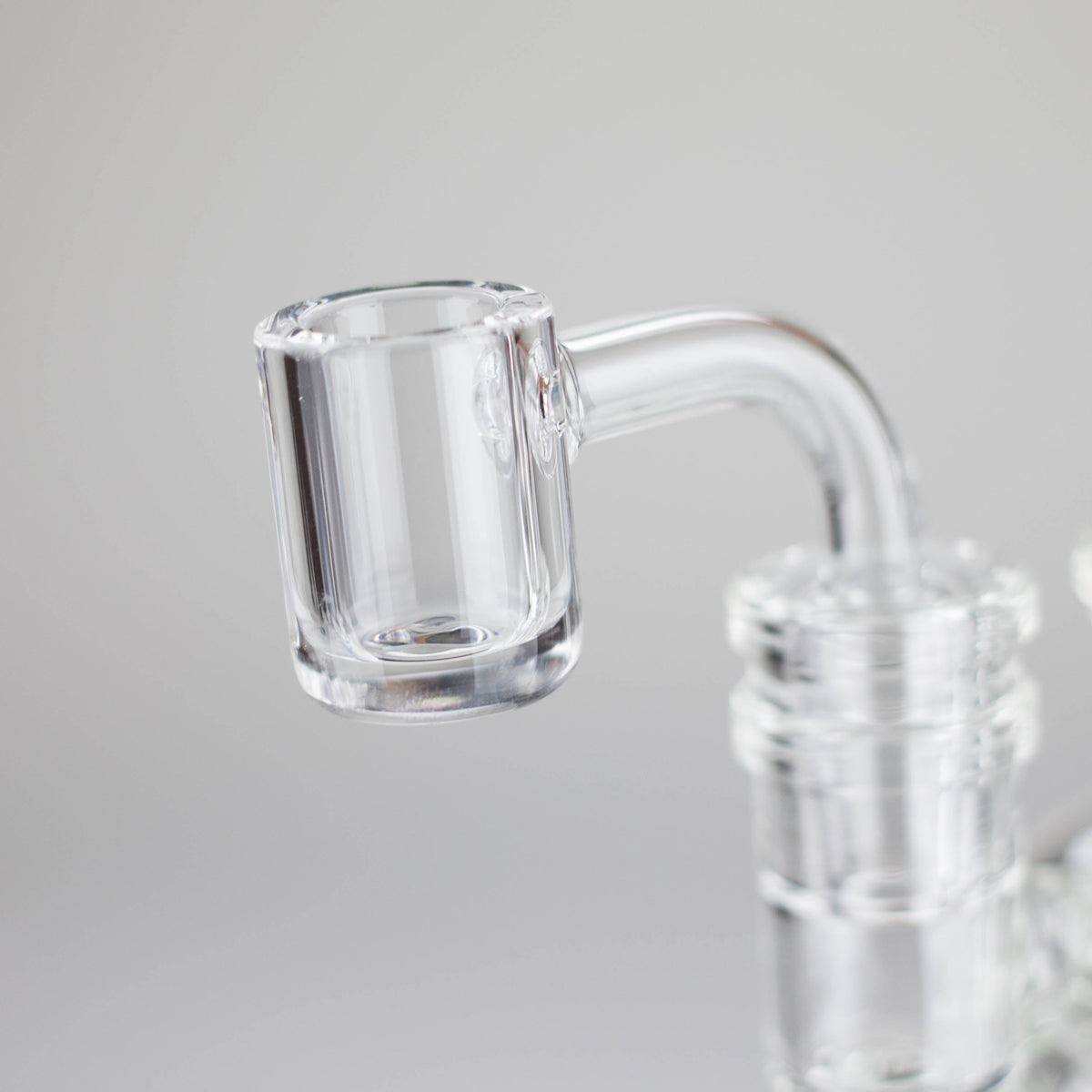 Quartz Banger for the 6 Inch Recycler Dab Rig With Showerhead Diffuser by Infyniti Glass