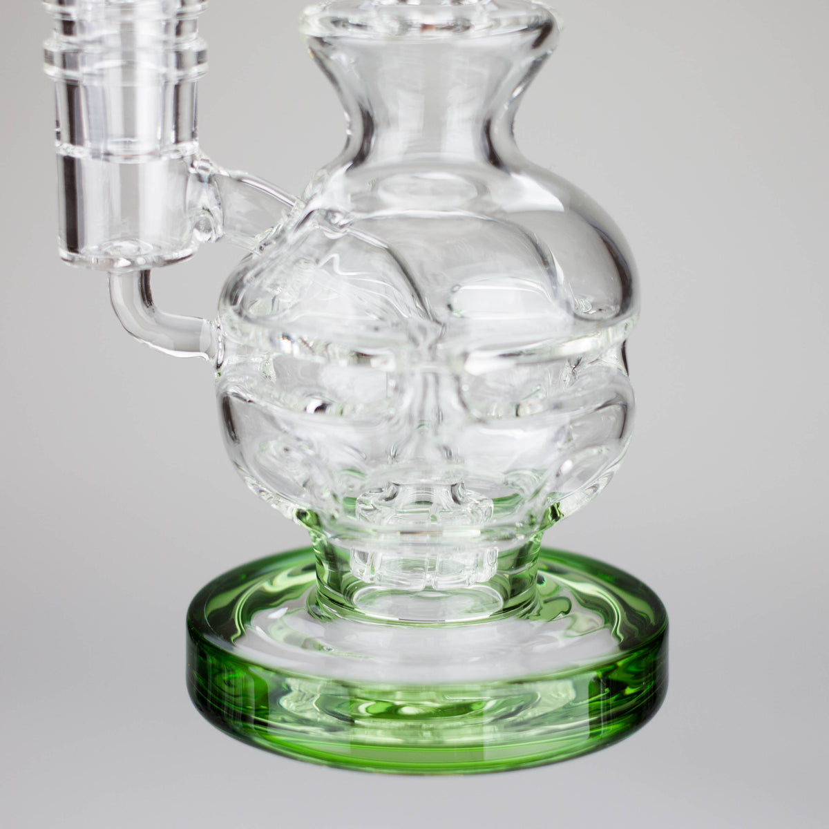 Recycler Body of the 6 Inch Recycler Dab Rig With Showerhead Diffuser by Infyniti Glass