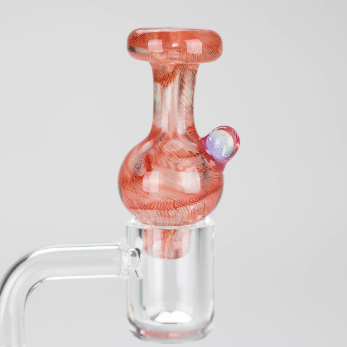 Shine Glassworks Red Bubble Carb Cap