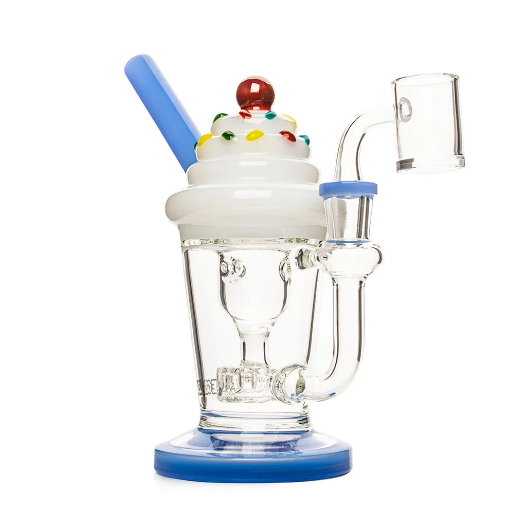 Red Eye Glass Milkshake Incycler Dab Rig