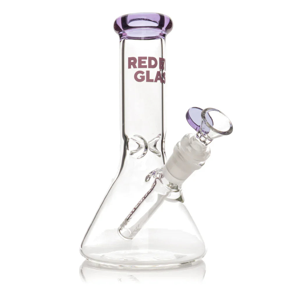 Red Eye Glass Mini Beaker Bong
