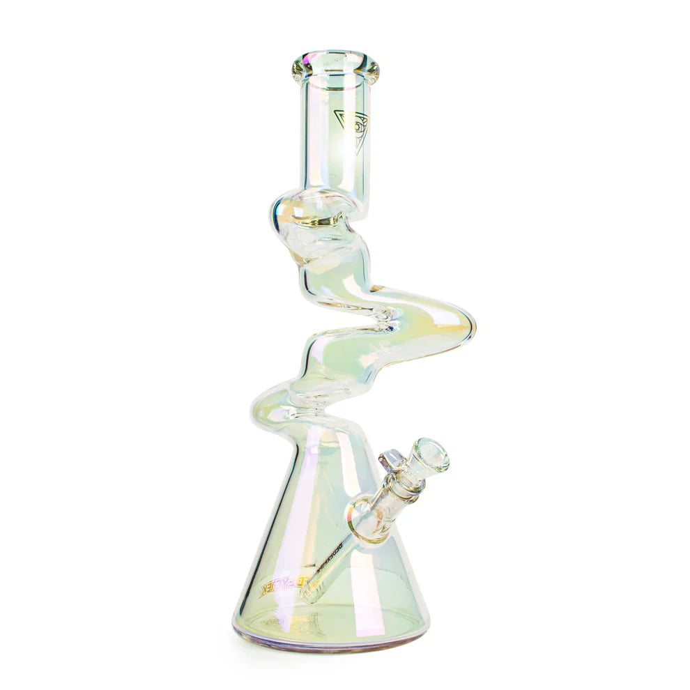 Red Eye Glass Terminator Perc Water Pipe