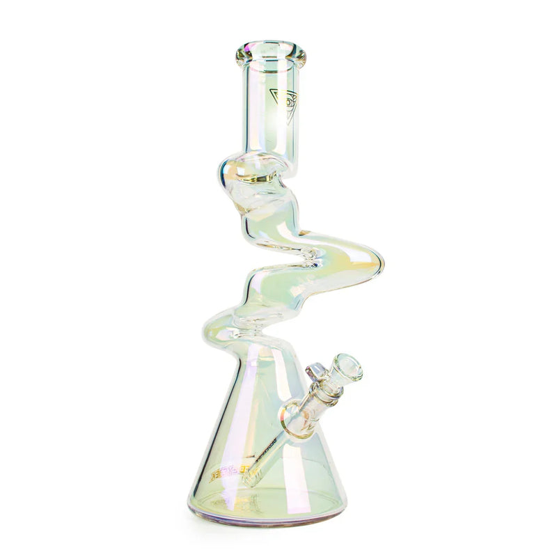 Red Eye Glass Terminator Perc Water Pipe