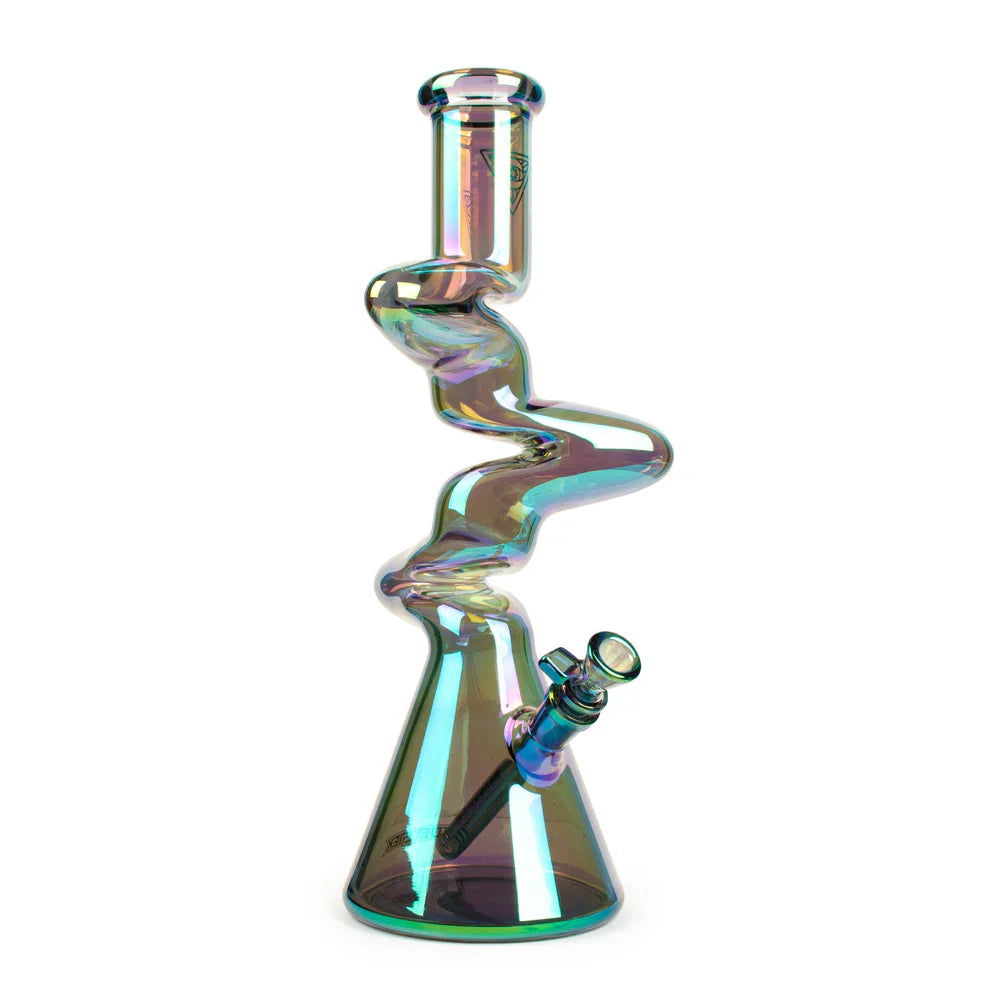 Red Eye Glass Terminator 3-Arm Zag Water Pipe