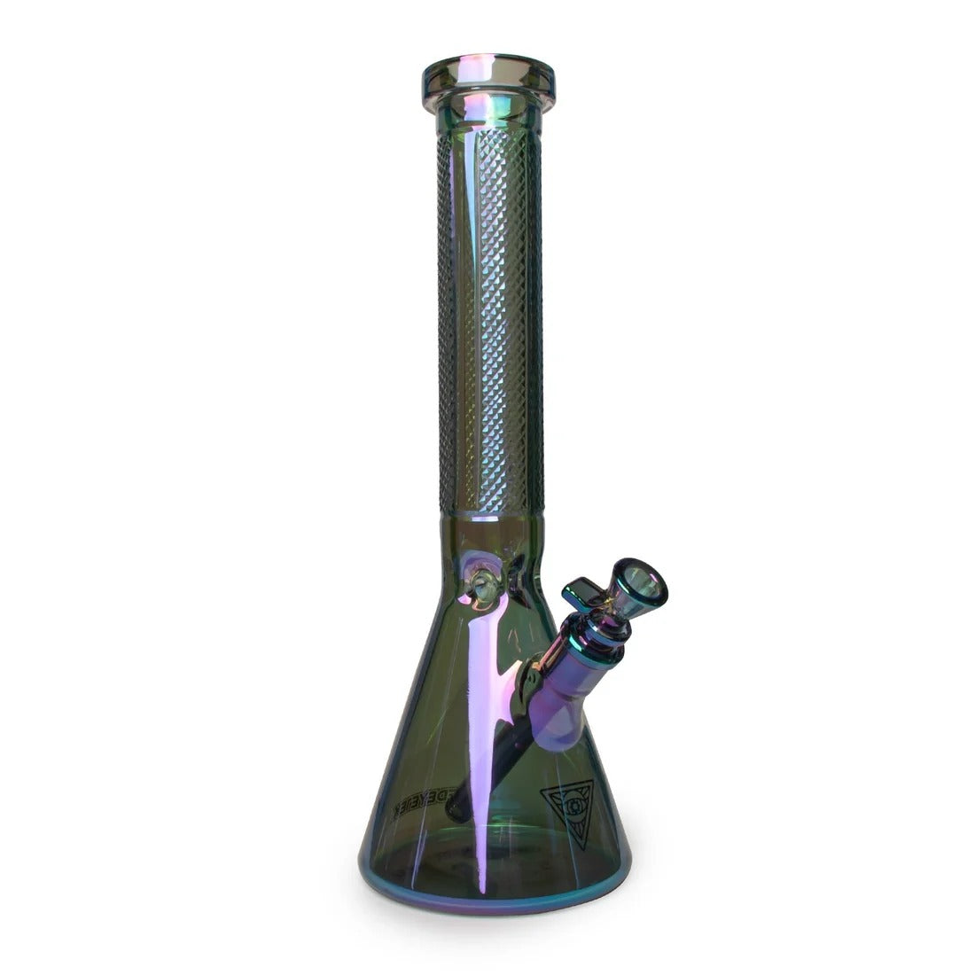 Red Eye Tek 15-inch Terminator Traditions water pipe with 7mm thickness and facetted quarter pattern
