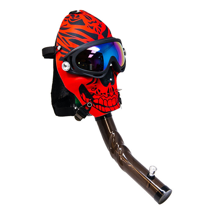 20 inch Red Gas Mask Bong