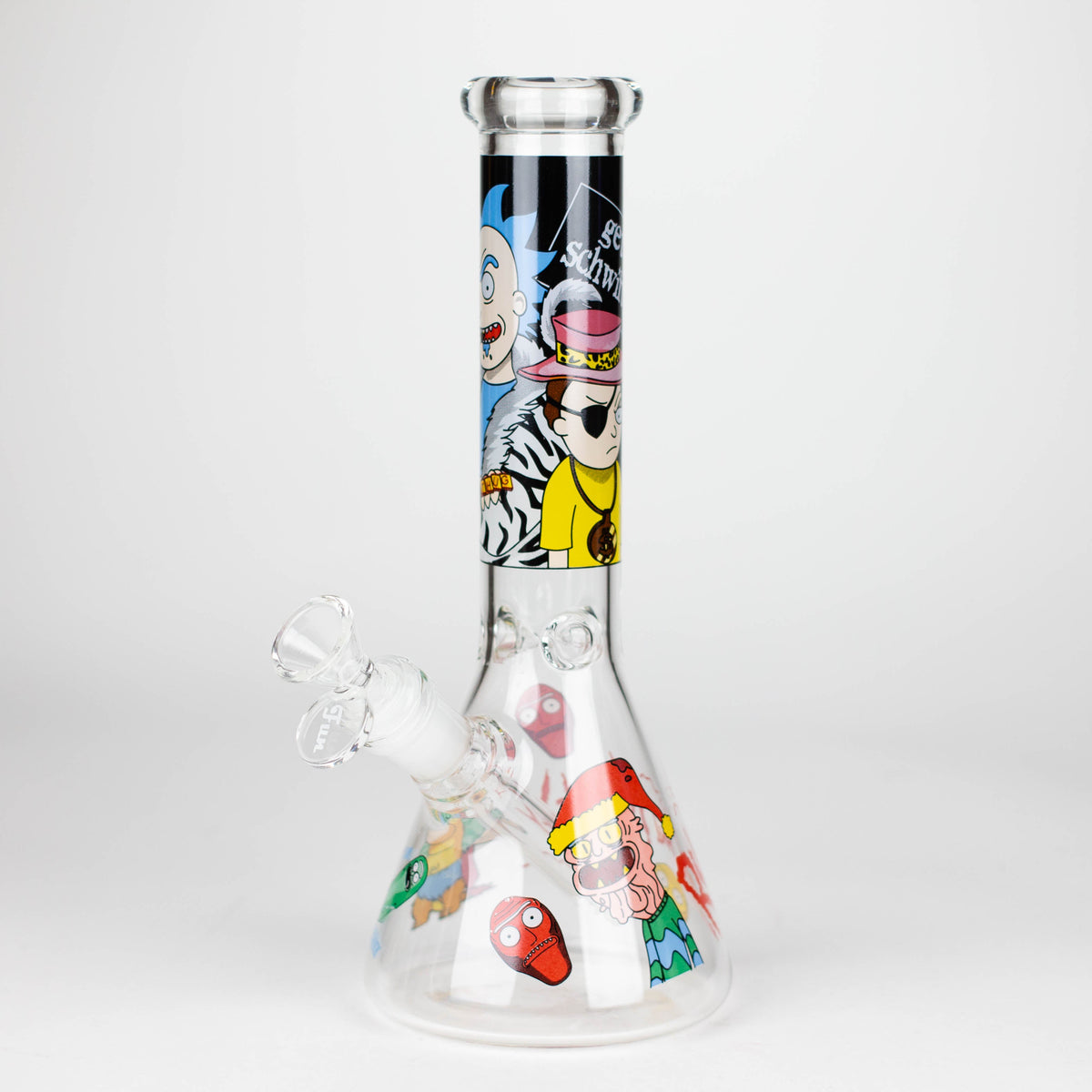 10-Inch Rick and Morty Bong with glass bowl piece