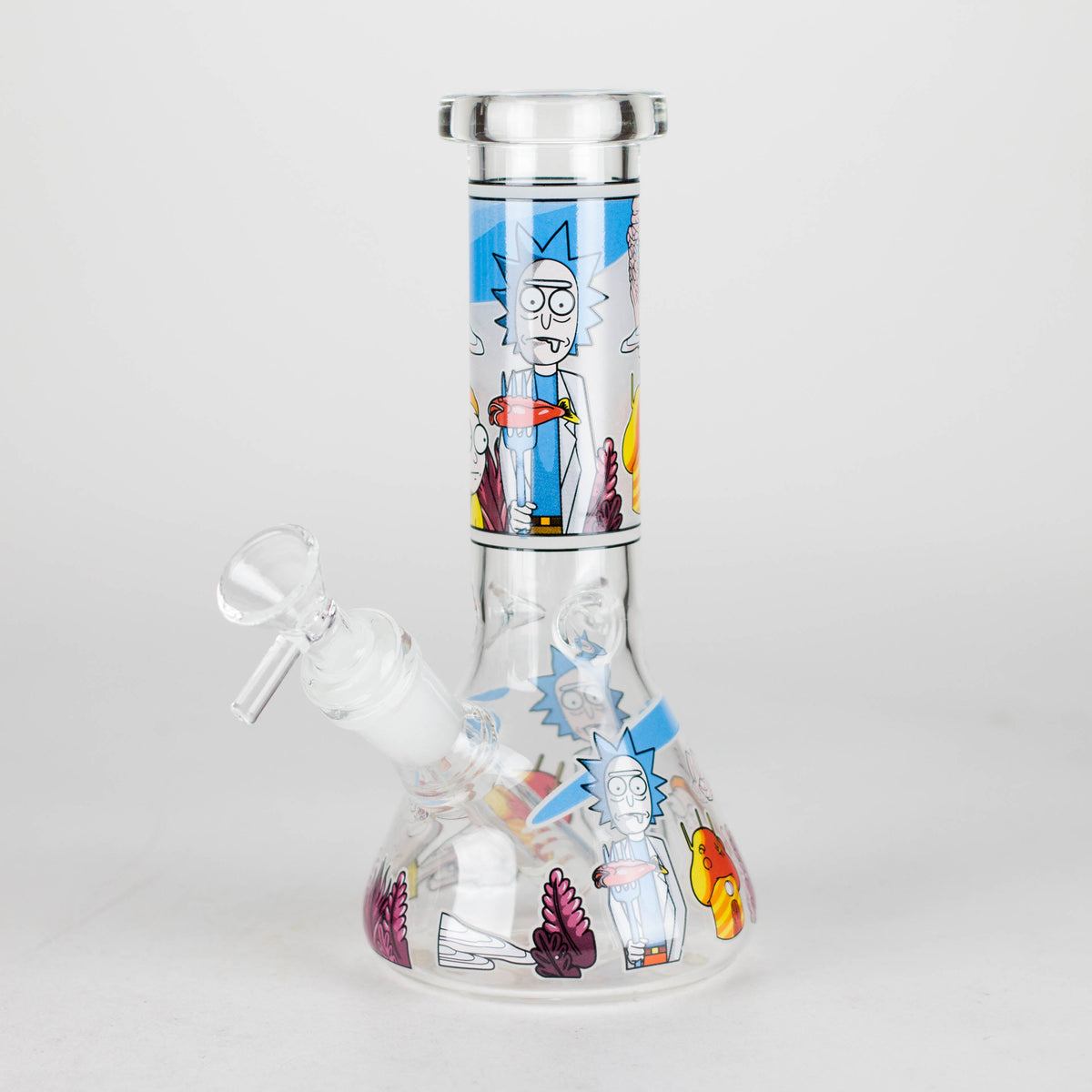 Rick And Morty Clowning Around Beaker Bong