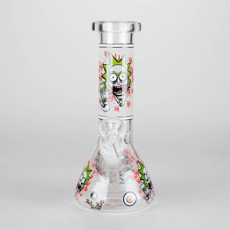 8 Inch Rick And Morty Clowning Around Beaker Bong