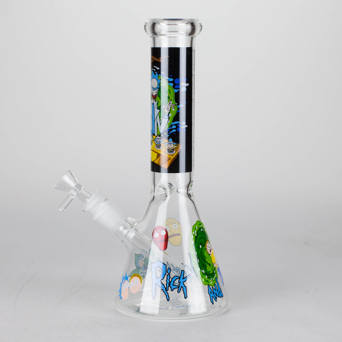 Black 10" Rick And Morty Scientific Beaker Bong