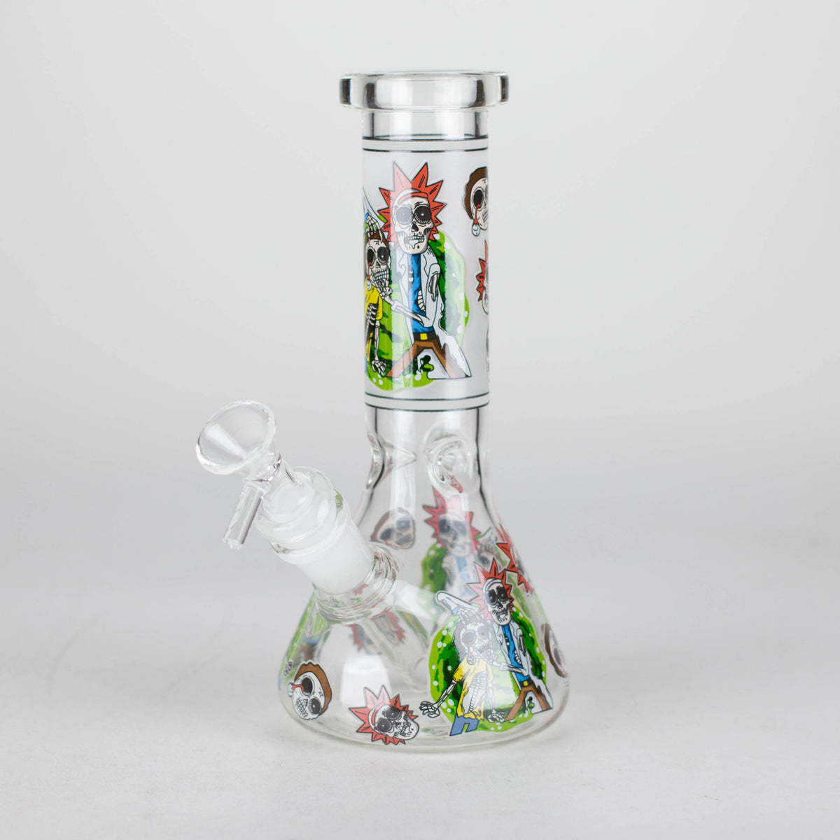 Rick And Morty Clowning Around Mini Beaker Bong