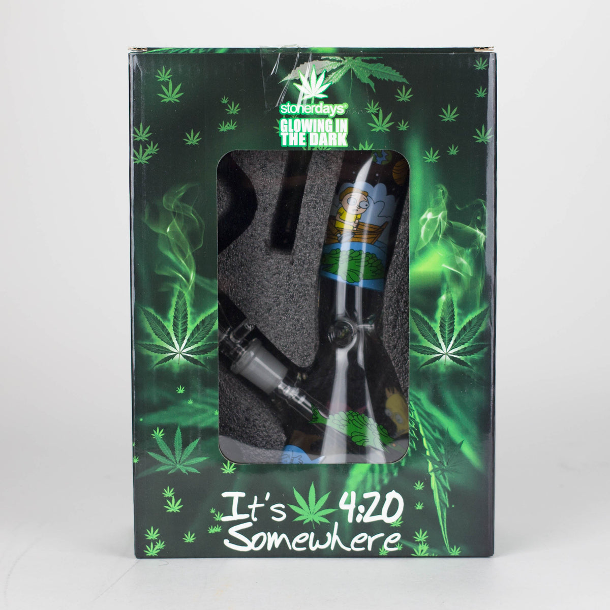 Packaging for the Rick And Morty Smoking Kit