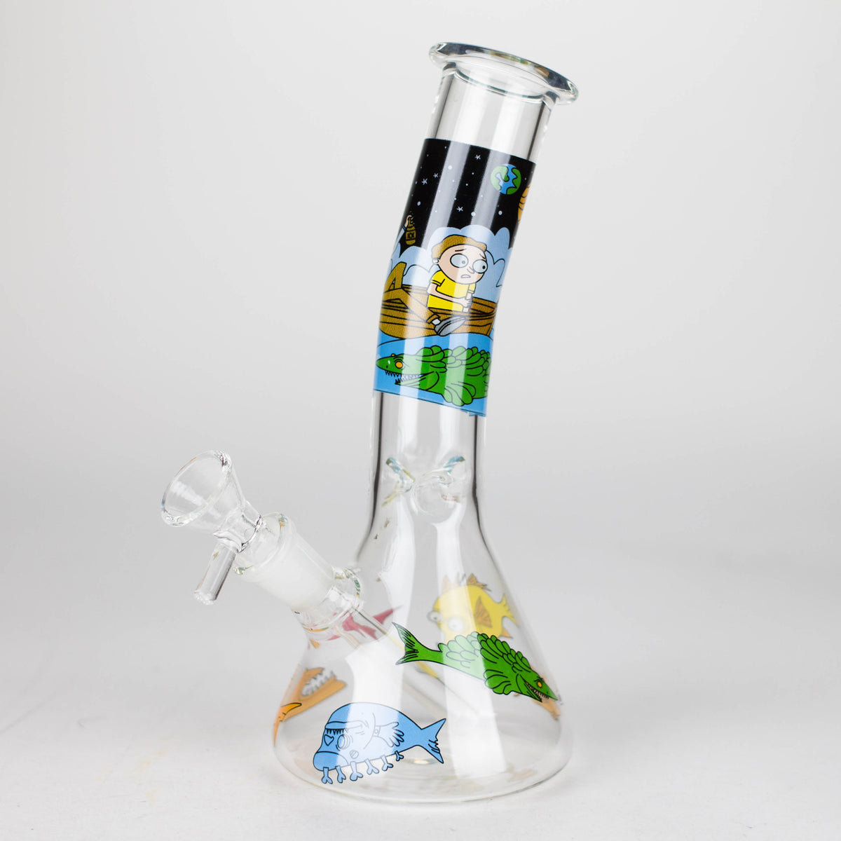 7" Glass Bong from the Rick And Morty Smoking Kit