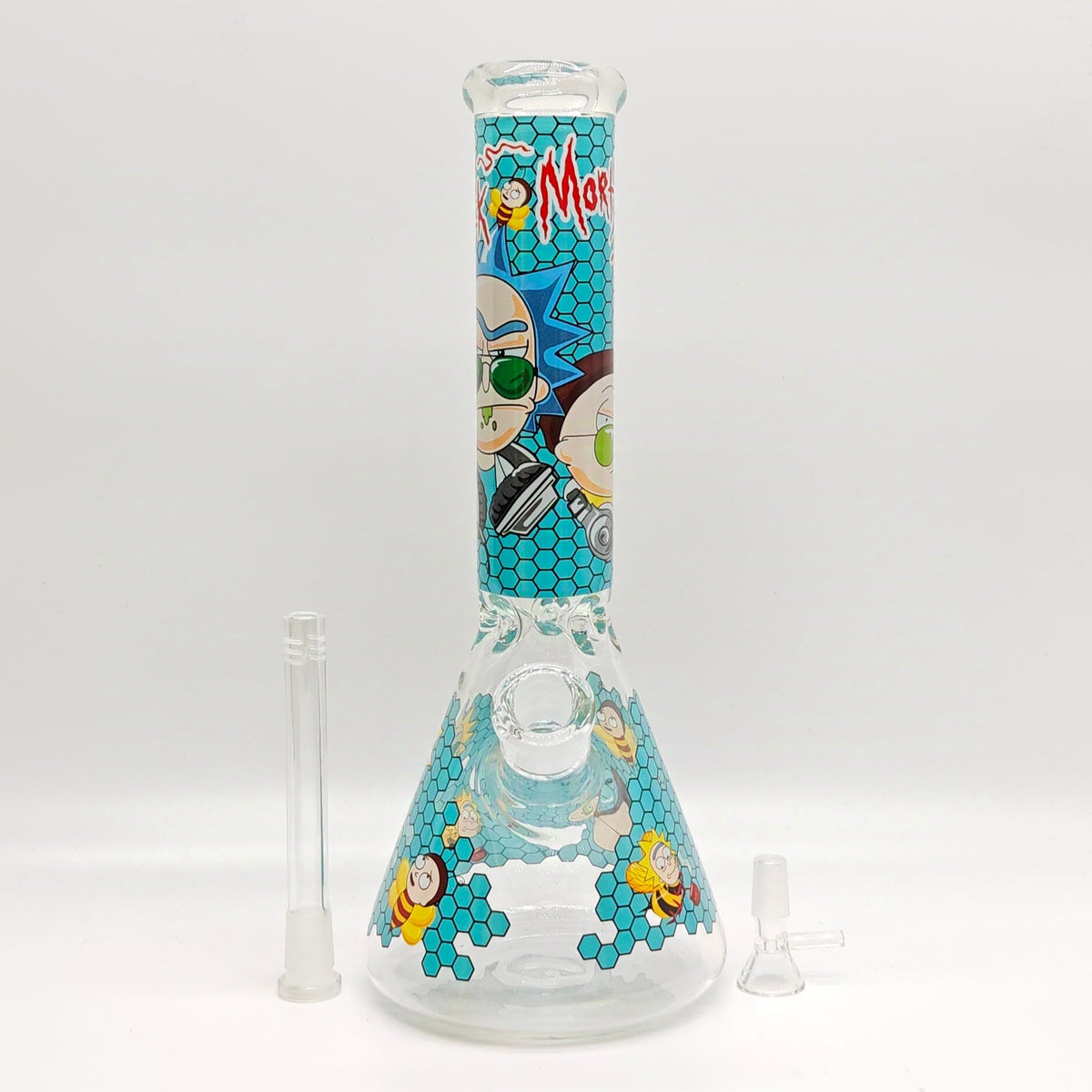 14 Inch Thick Rick And Morty Bong