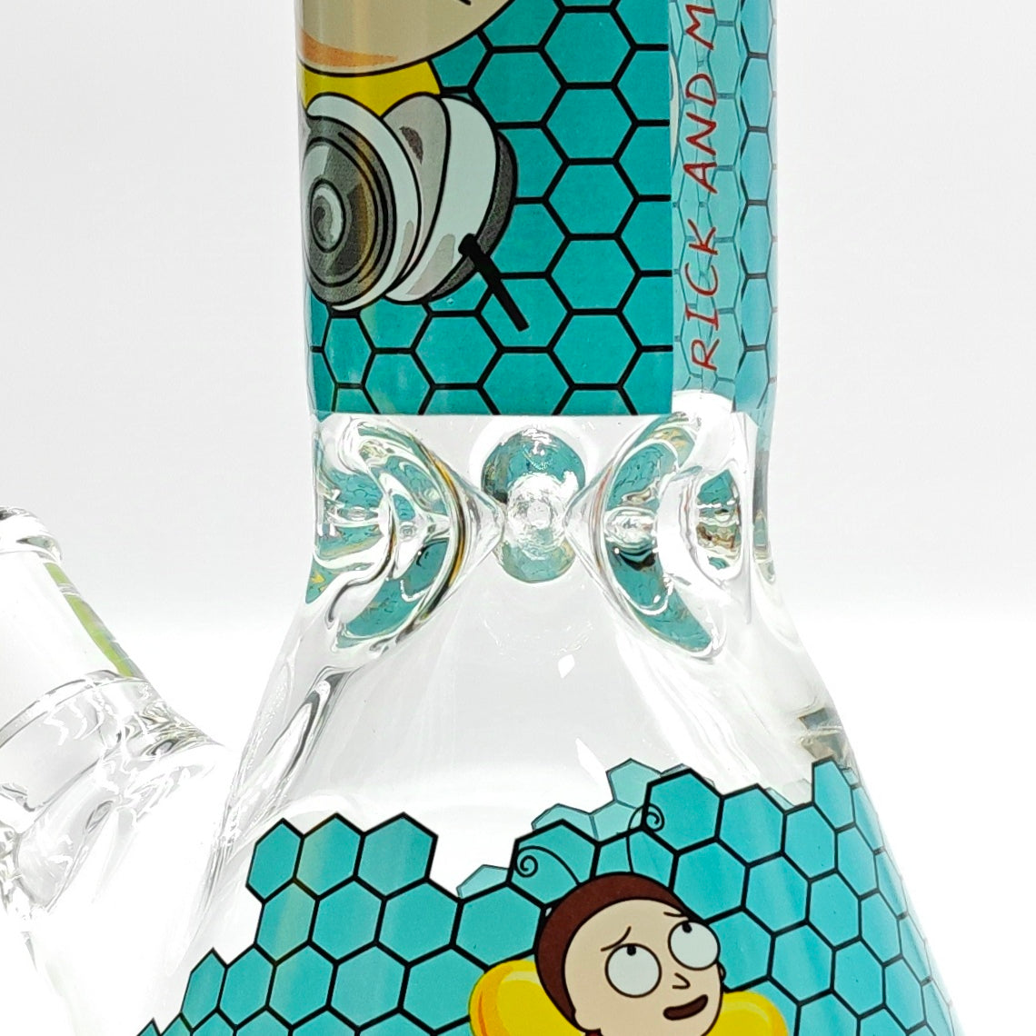 Ice Catcher in the 14 Inch Rick And Morty Thick Beaker Bong