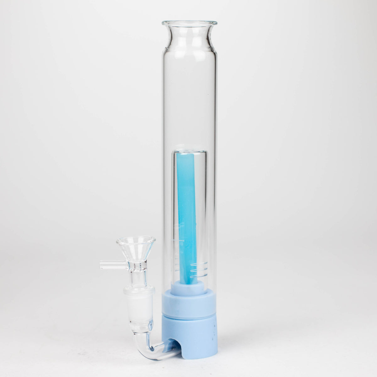 Rukioo 9 Inch Bird Bong And Dab Rig Hybrid in Blue