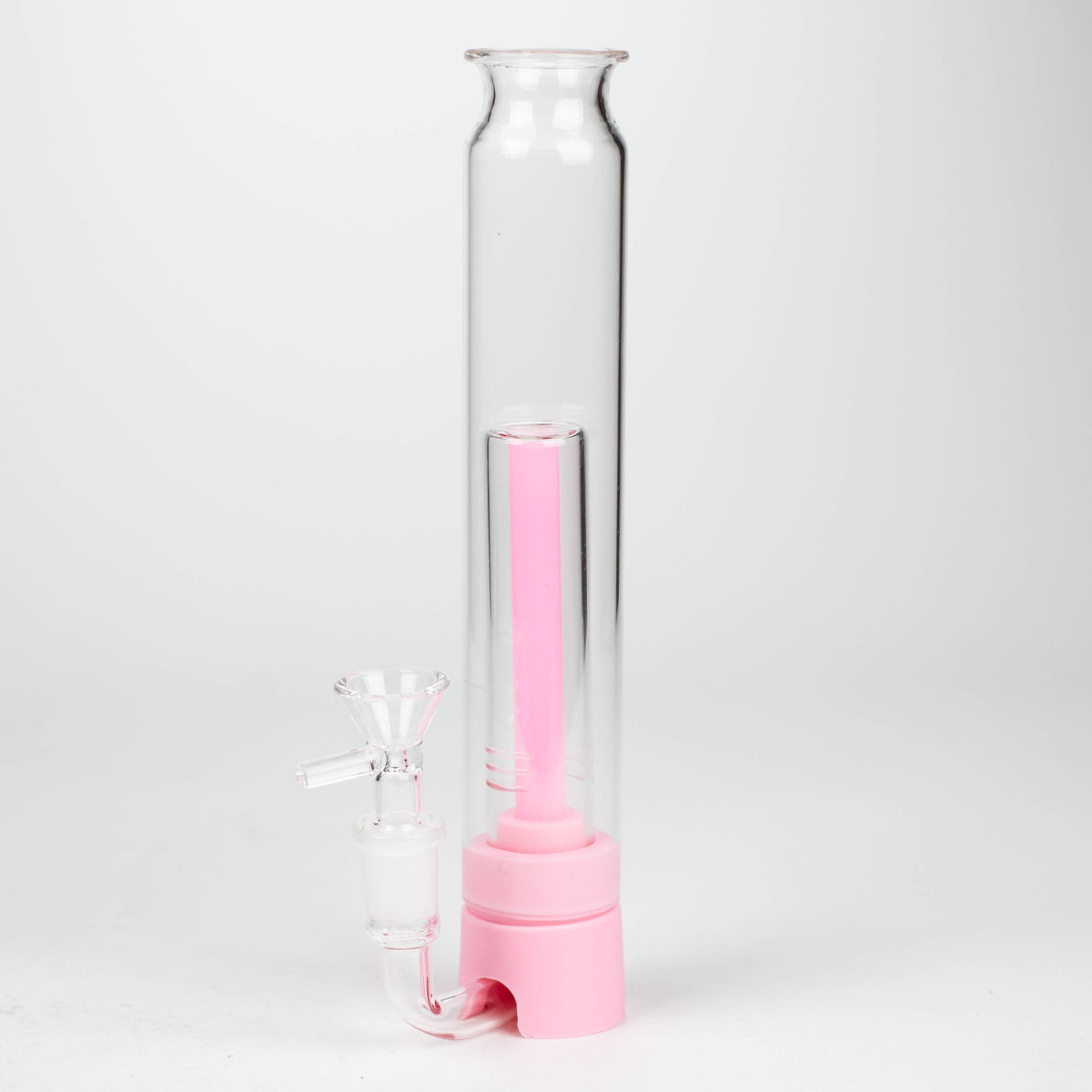 Rukioo 9 Inch Bird Bong And Dab Rig Hybrid in Pink