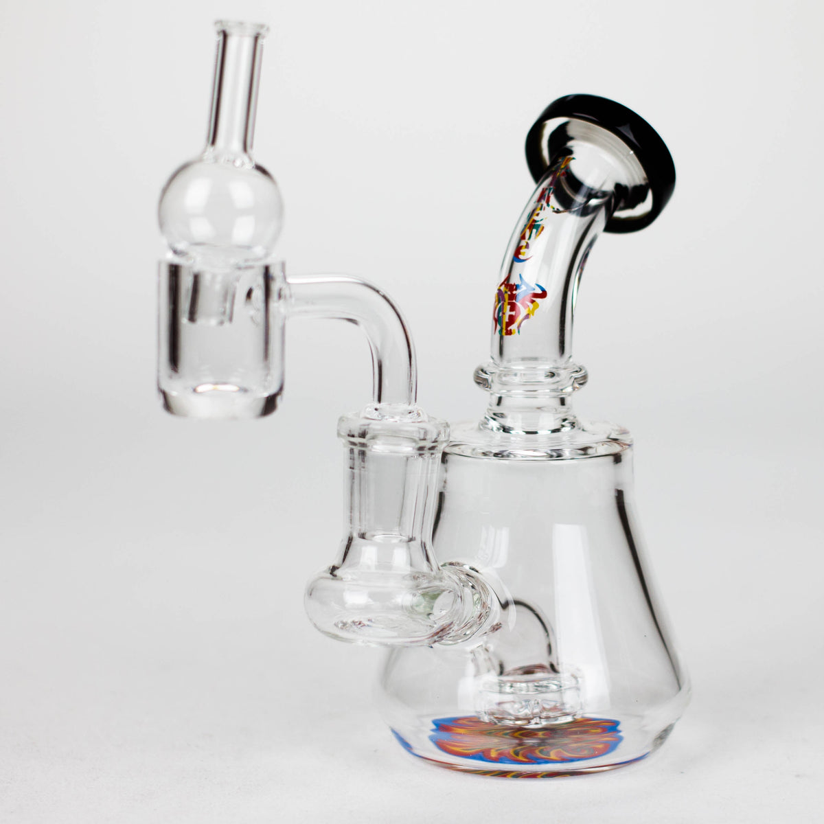 10 Inch Shatter Rig with Diffuser and Carb Cap From XTREME Glass