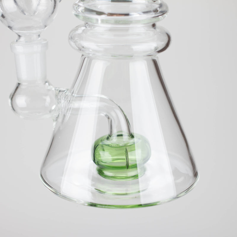 Showerhead Diffuser in the base of an 11 inch glass bong