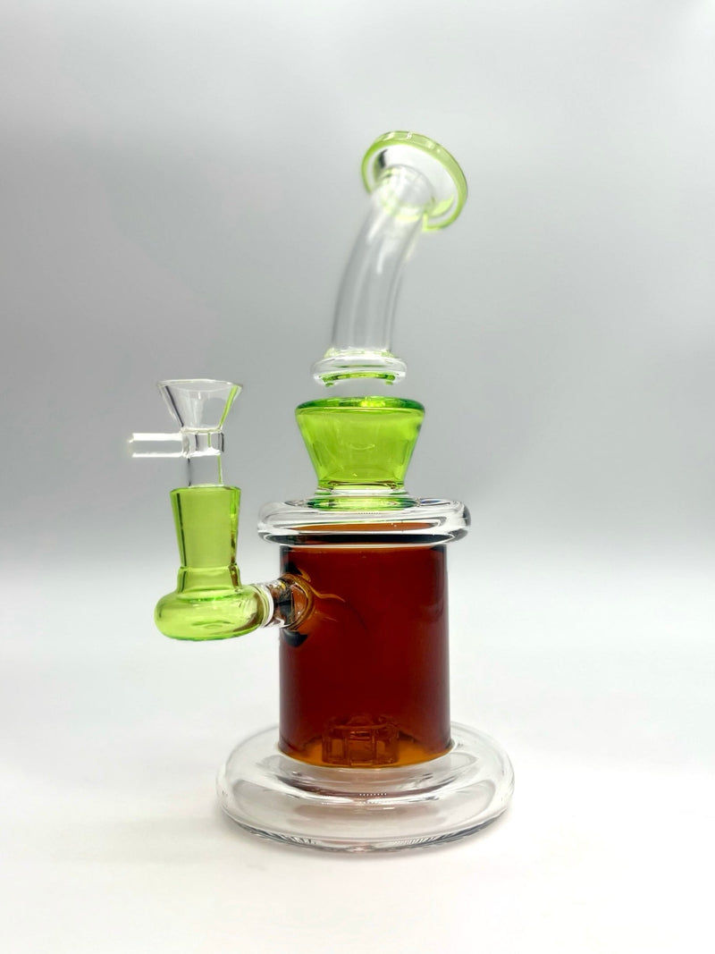 Shrek Matrix Perc Glass Bong