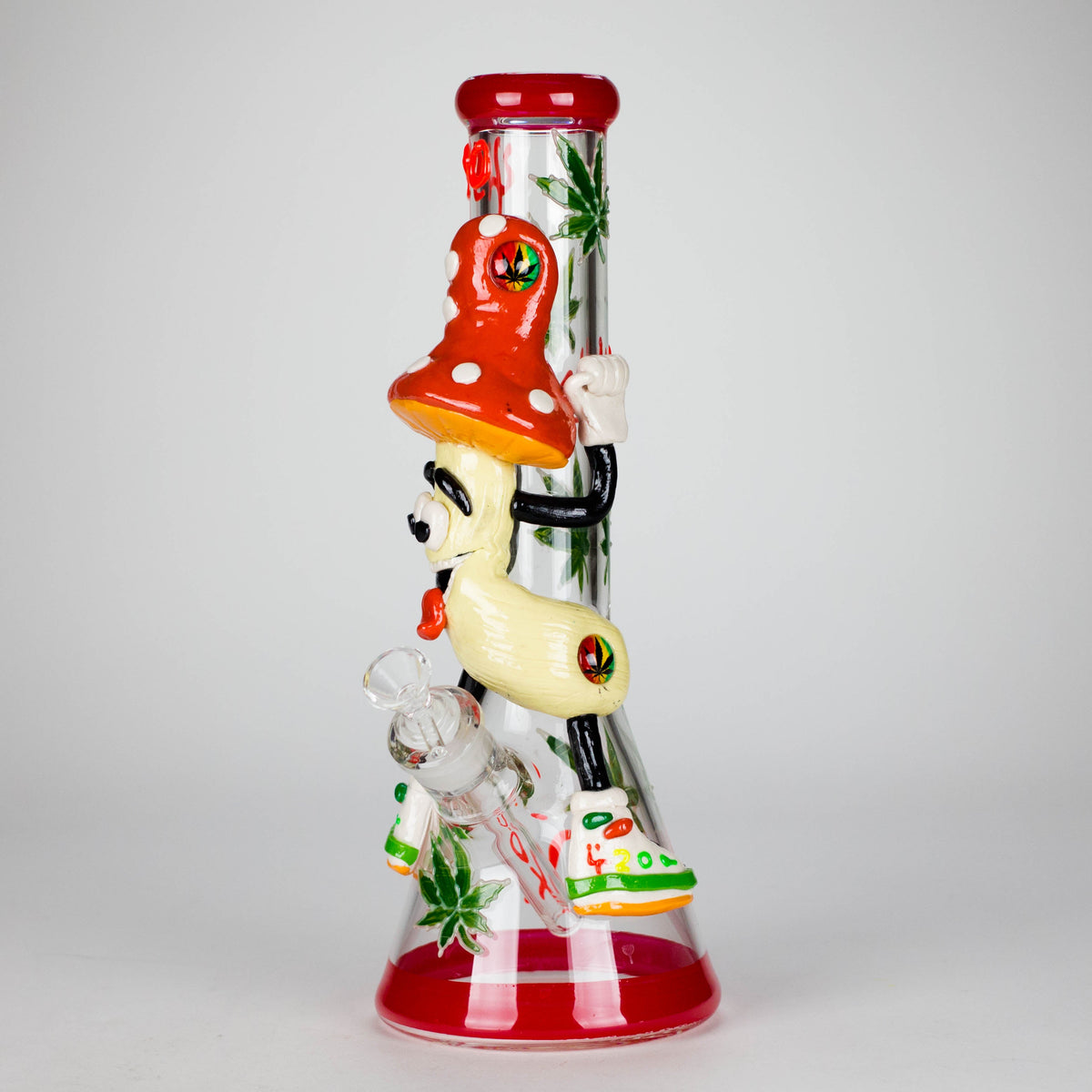 Shroomed TF Out Beaker Bong in 13 inches