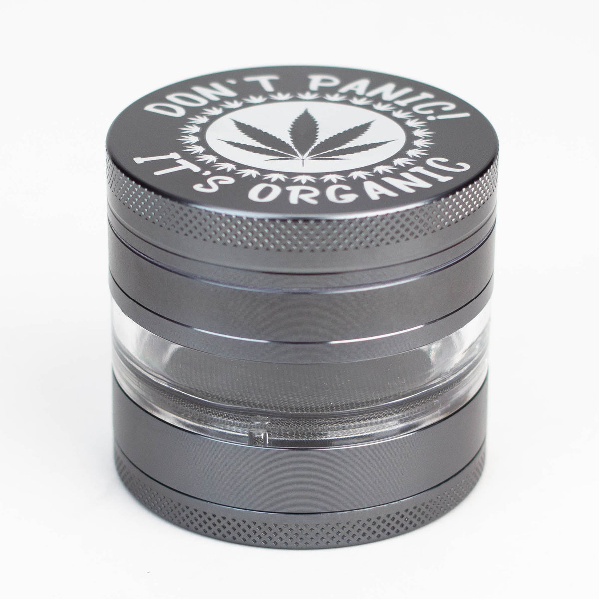 "Don't Panic It's Organic" 63mm Big Metal Weed Grinder