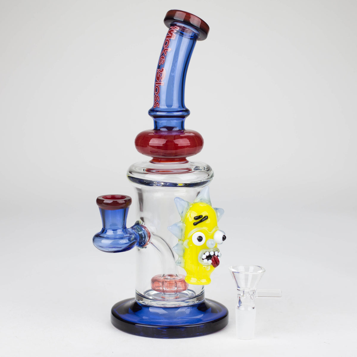 Homer Simpson Glass Bong With Diffuser