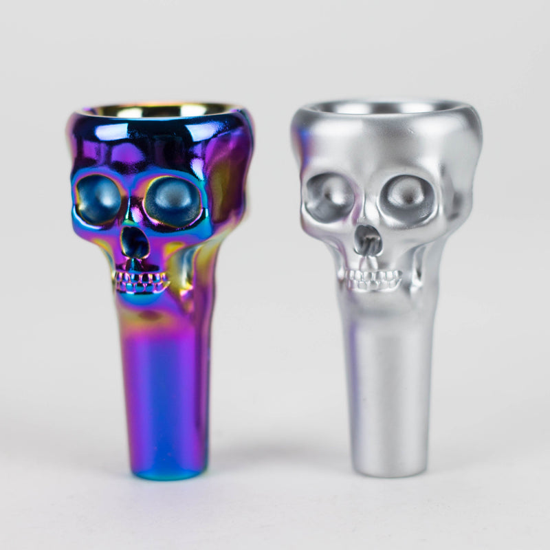 Metal Skull Bowl Piece for Cannabis