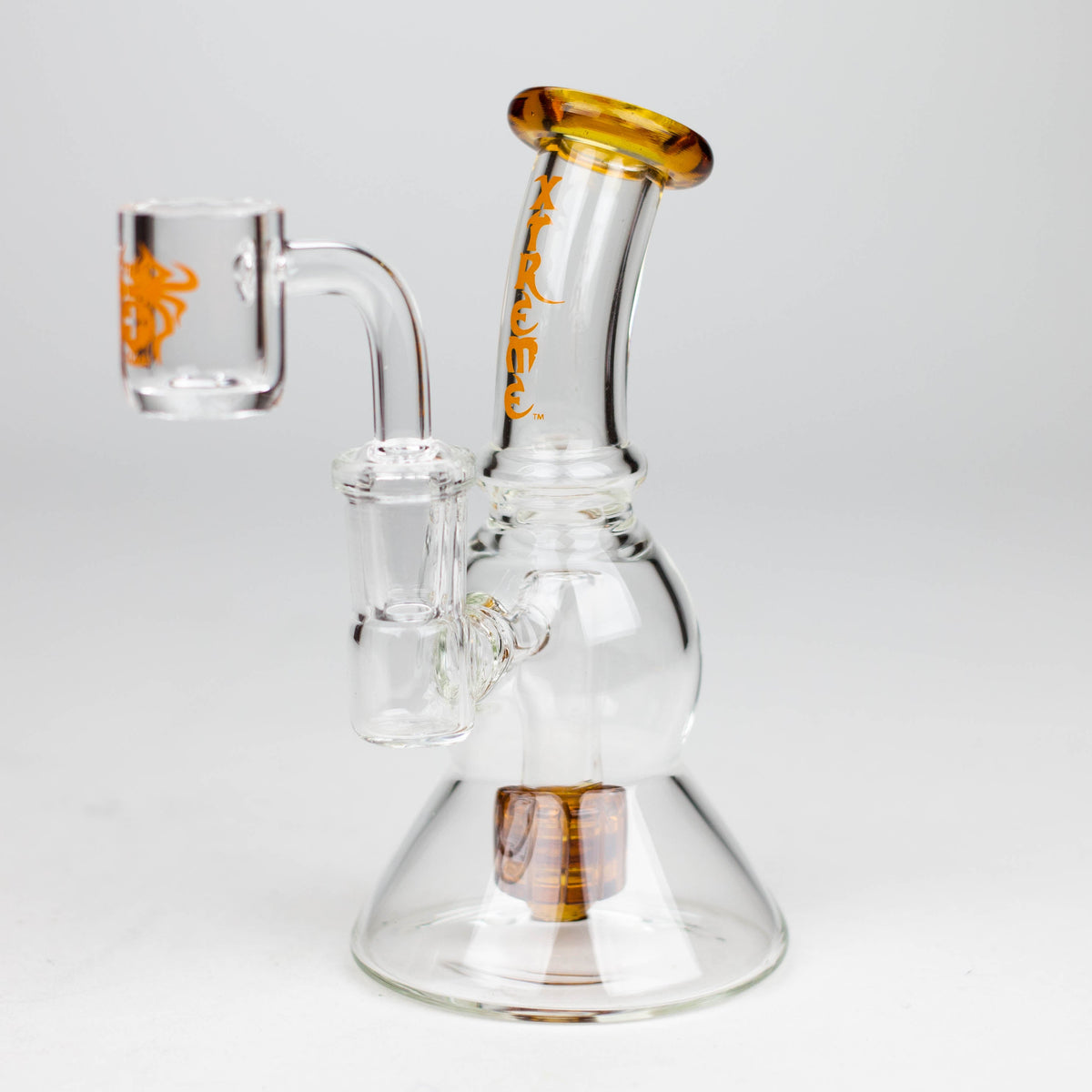 Small Dab Rig With Showerhead Diffuser from XTREME Glass