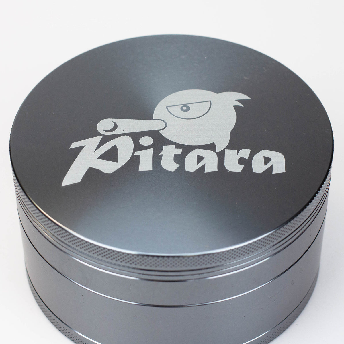 Smoke Pitara - 100mm Huge Aluminum Grinder In Grey