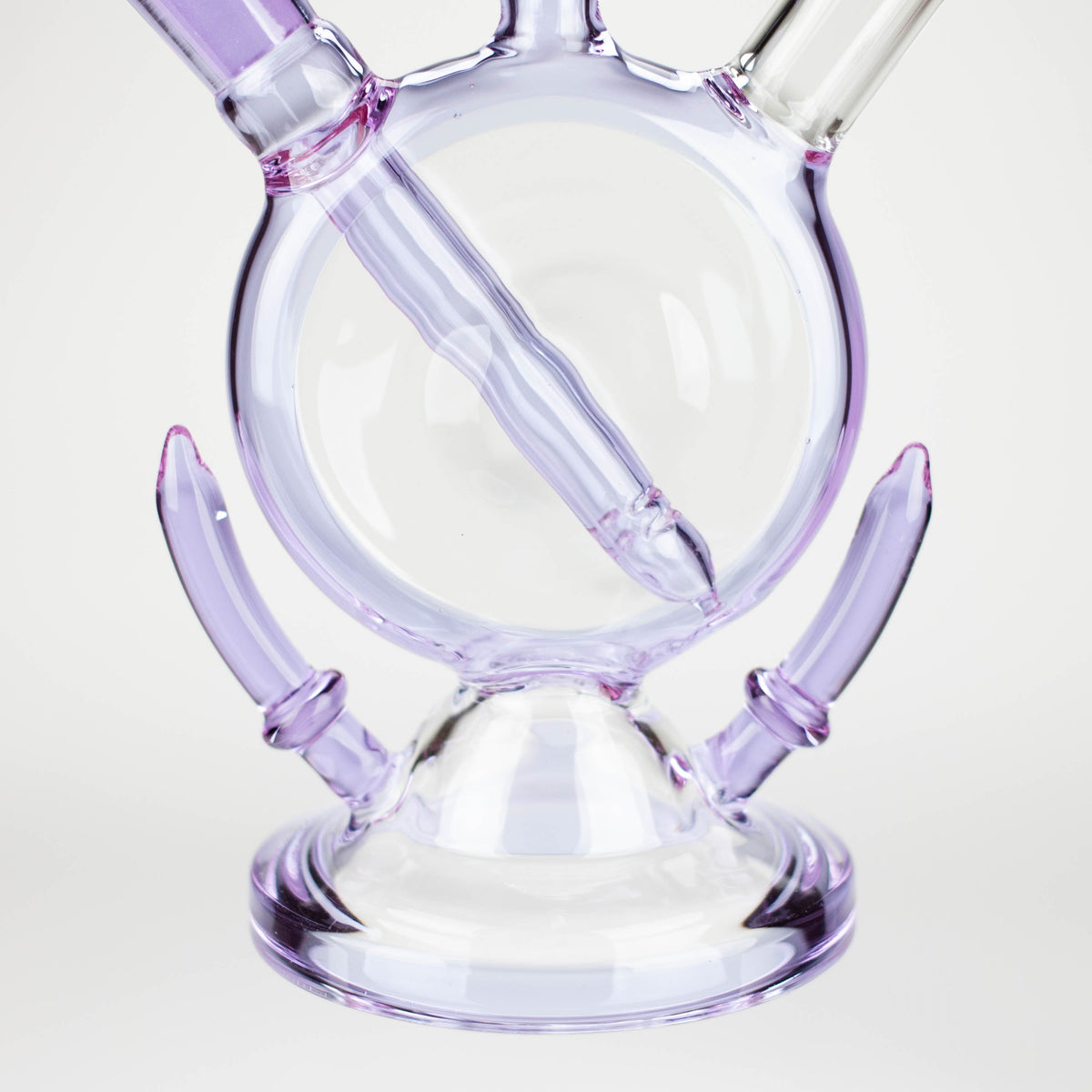 Glass Base of the 7 Inch Ethereal Glass Bong from SOUL Glass