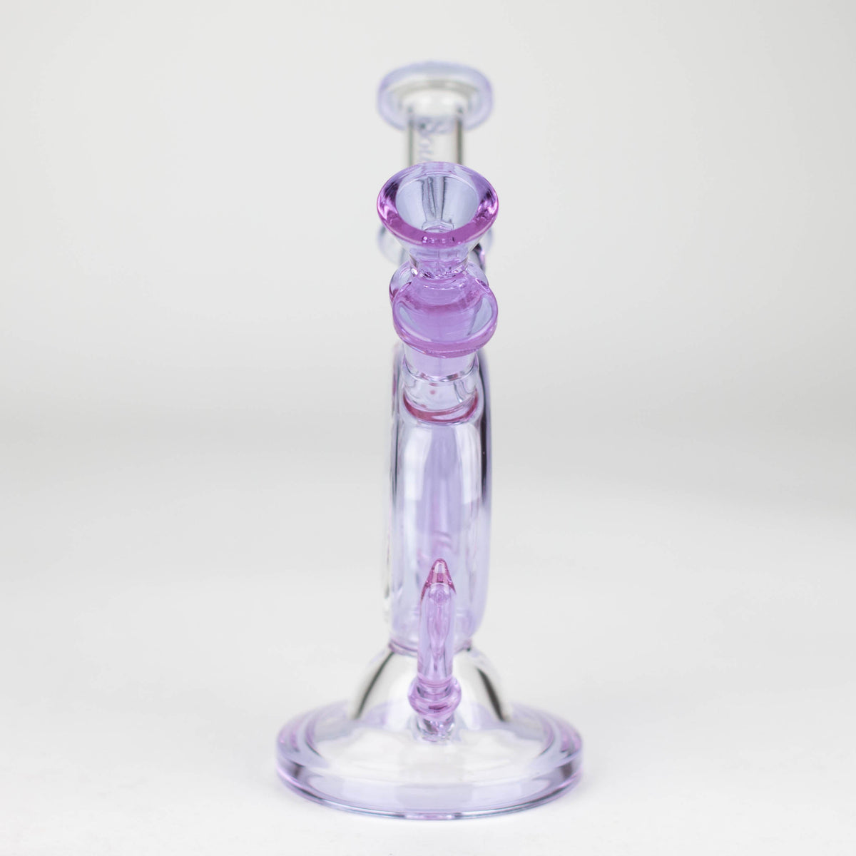 Front View of the 7 Inch Ethereal Glass Bong from SOUL Glass