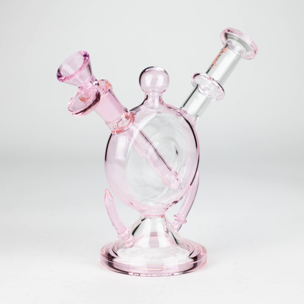 7 Inch Ethereal Pink Glass Bong from SOUL Glass