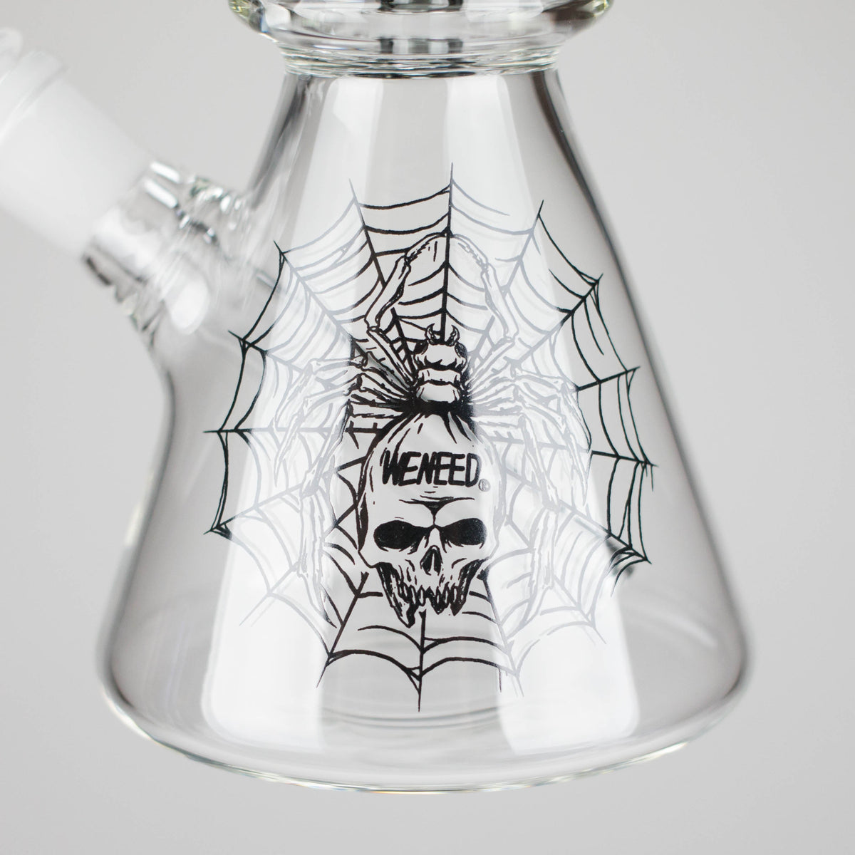 Base of the Spider Beaker Bong With Spiral Perc