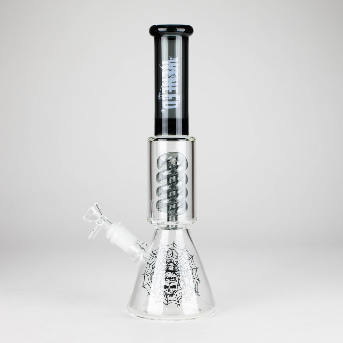 Spider Beaker Bong With Spiral Perc